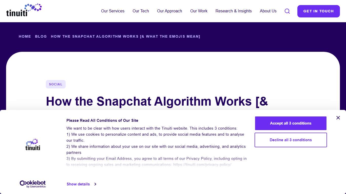 How the Snapchat Algorithm Works [& What the Emojis Mean] Tinuiti